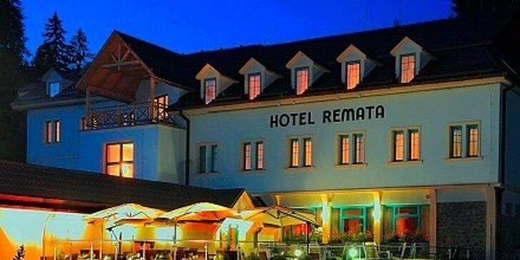 Hotel Remata*** fantastický wellness, ALL INCLUSIVE večera + 1 dieťa do 12 rokov zdarma!