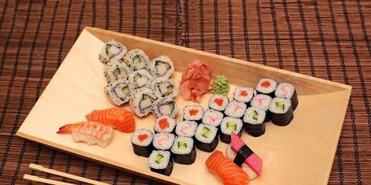 Výborný sushi set na donášku 30 ks