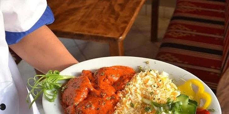 Indická kuracia tikka masala s bashmatti ryžou