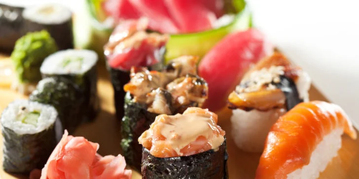 18,90 eur za SUSHI SET pre DVOCH vo Wasabi Sushi Bare. Zoberte svojho miláčika na SUSHI rande a pochutnajte si vo dvojici na japonských špecialitách, so zľavou 50%.