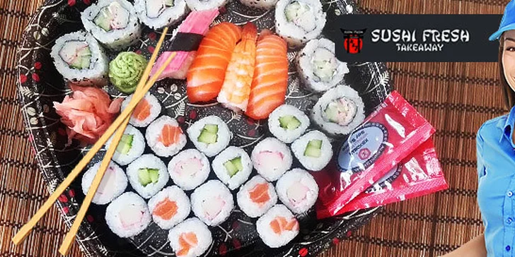Výborný sushi set na donášku 30 ks