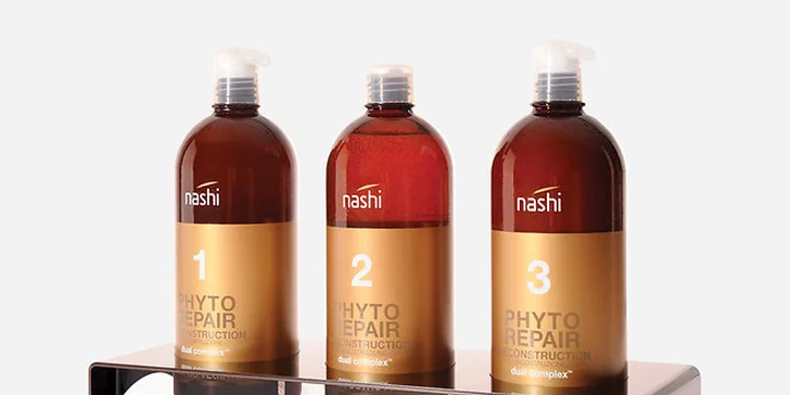 Jedinečná ponuka na rekonštrukciu poškodených vlasov alebo obnova vlasových buniek Nashi argan