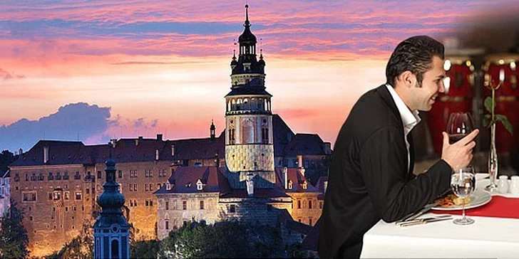 3 alebo 4 dni pre DVOCH v nádhernom historickom centre Českého Krumlova. Luxusný hotel Bellevue****, pre všetkých, čo chcú zažiť niečo nezabudnuteľné, neobvyklé a vzrušujúce!!!