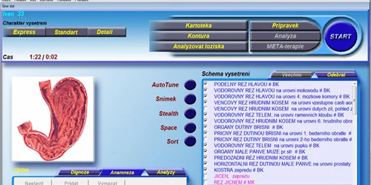 Komplexná analýza zdravotného stavu + magnetoterapia