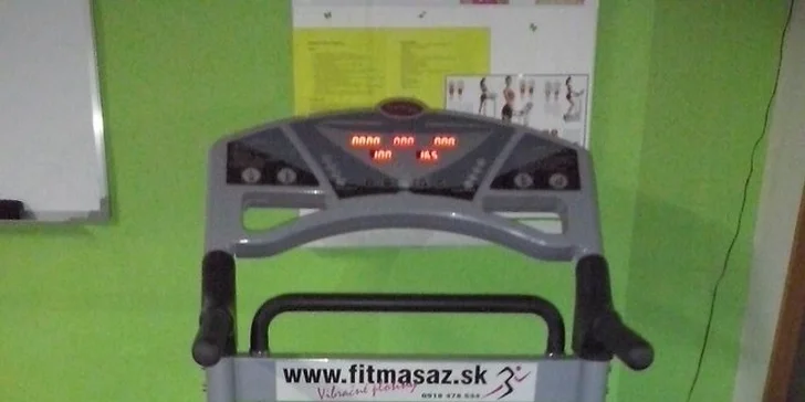 5 alebo 30 vstupová permanentka na vibračnú plošinu alebo do fitness