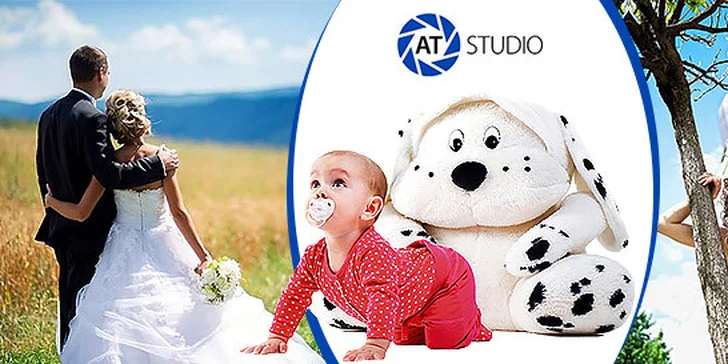 Profesionálne fotografovanie v ateliéri alebo exteriérové svadobné fotografovanie