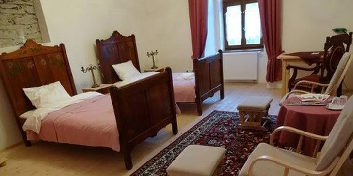 Zimná romantika pre dvoch v historickom kaštieli