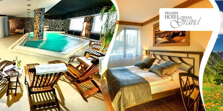 152 eur za luxusný relaxačný pobyt v prestížnom WELLNESS HOTELI GRAND **** Jasná. Neobmedzený wellness, polpenzia, masáže a množstvo skvelých benefitov. Buďte grand na celé 3 alebo 4 dni v nádhernom prostredí Nízkych Tatier!