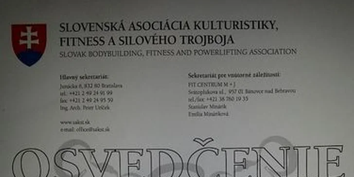 Osobný fitness tréner