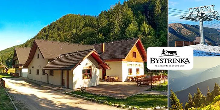 Relax a turistika v Nízkych Tatrách pre dve osoby