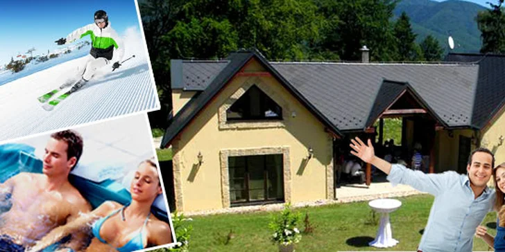 Pobyt a súkromný wellnes v Three Chalets pre 6 ľudí
