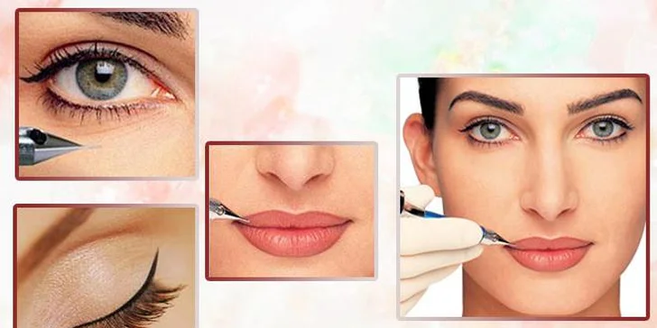 Permanentný Make – up obočia čiarkovanou metódou, očné linky alebo pery