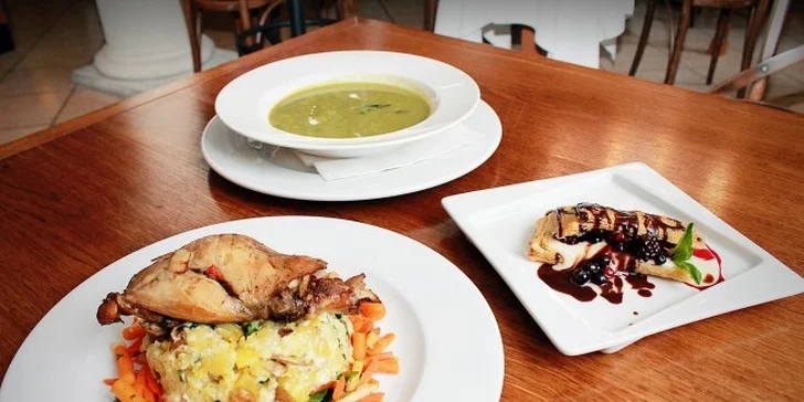 Luxusné trojchodové menu v Hradnej Hviezde