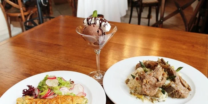 Luxusné trojchodové menu v Hradnej Hviezde