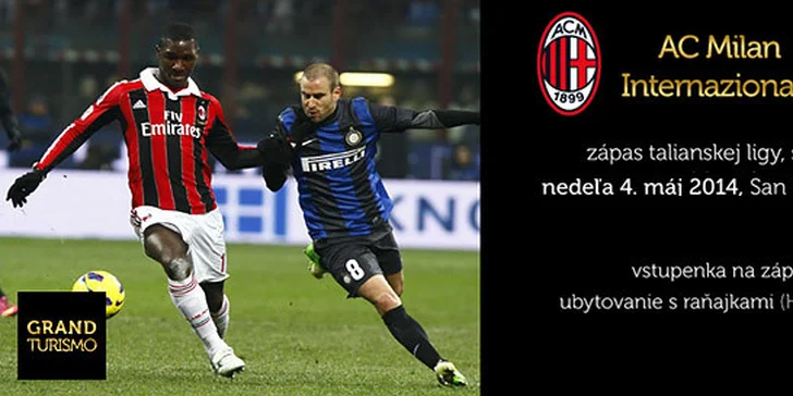 Zájazd na derby zápas AC Milano - Inter Milano