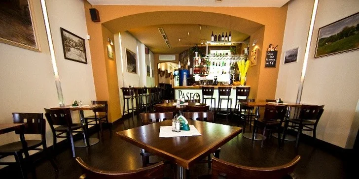 40 % zľava na všetky jedlá v Paseo restaurant