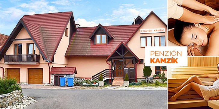 Jarný relax v Tatrách v Penzióne Kamzík*** s polpenziou