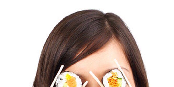 Delikátne sushi menu pre dvoch v Auparku