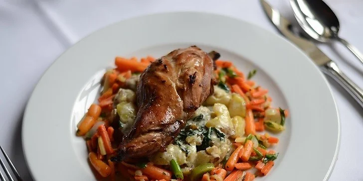 Luxusné trojchodové menu v Hradnej Hviezde