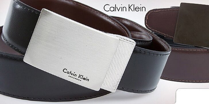 Originálny pánsky opasok Calvin Klein. Výber z 2 druhov vrátane poštovného. Nastaviteľná dĺžka, moderný dizajn a kvalita so zľavou 50%