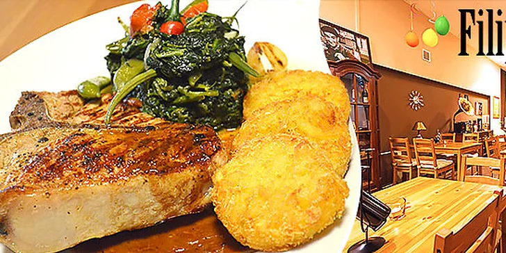 Kráľovský T-bone steak z teľaciny aj s prílohou