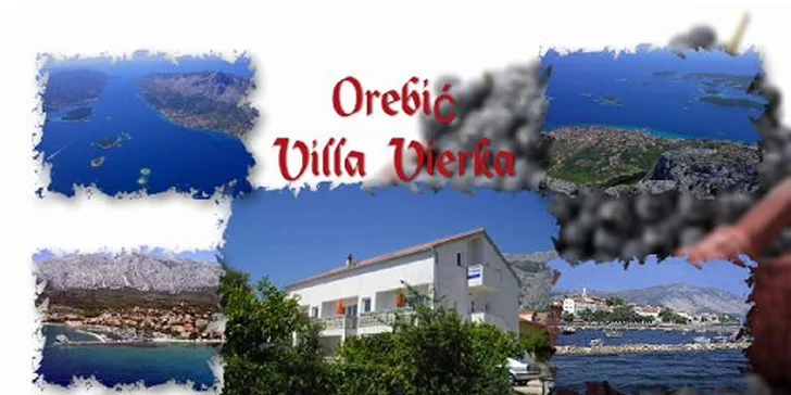 Dovolenka v apartmánoch v Orebić, Chorvátsko