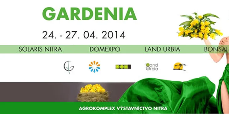 V záhrade ste ako doma - vstupenka na výstavu GARDENIA 2014