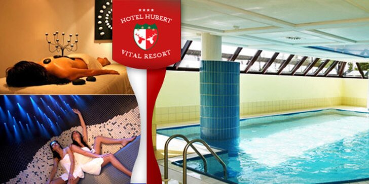 212 eur za luxusný relaxačný pobyt v prestížnom HOTEL HUBERT**** Vital Resort.