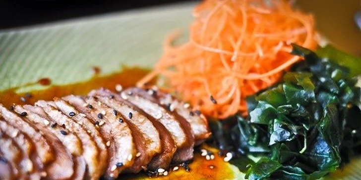 Kačacie prsia s teriyaki omáčkou