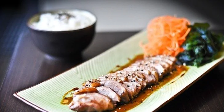 Kačacie prsia s teriyaki omáčkou