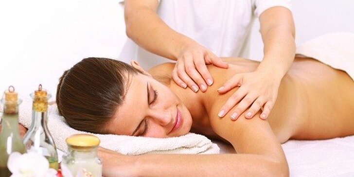 Klasická masáž, reflexná masáž chrbta a chodidiel alebo manuálna lymfodrenáž