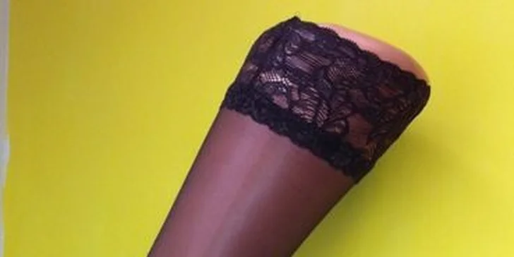 2 kusy samodržiacich pančušiek Calzedonia