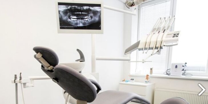 Dentálna hygiena alebo profesionálne bielenie zubov s medzizubnou kefkou GRÁTIS