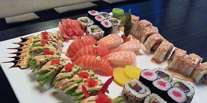 Znamenité sushi menu pre 2 osoby