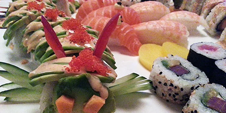 Znamenité sushi menu pre 2 osoby