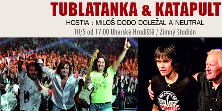 Koncert Tublatanky, Katapultu a ich hostí