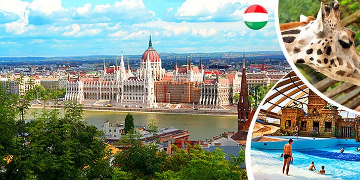 Celodenný zážitkový výlet do Budapešti - ZOO, Aquapark