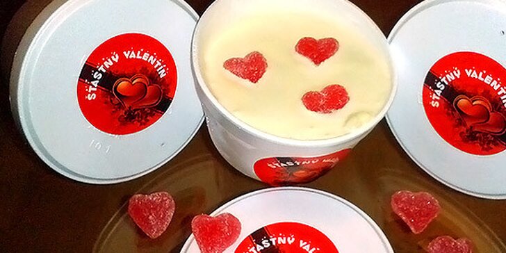 Valentínska zmrzlina z talianskych surovín