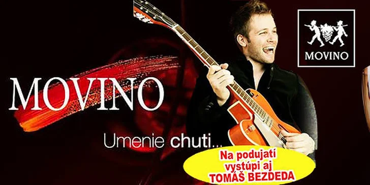 VIP vstup na 3. ročník Dni vína Movino