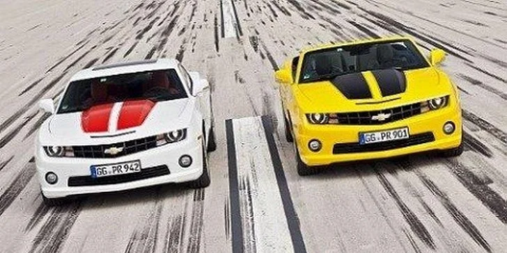 Jazda na aute Chevrolet Camaro - aj na letisku!