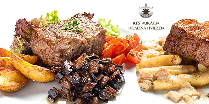 Šťavnatý hovädzí steak s rafinovanou oblohou