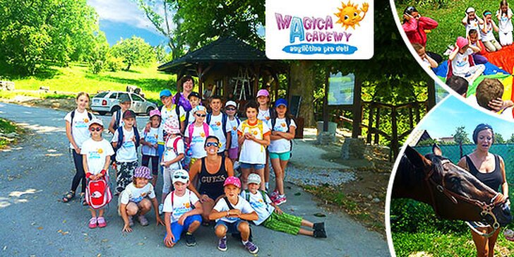 Detský tábor s angličtinou a aktivitami MAGIC CAMP v horskom prostredí dedinky Králiky