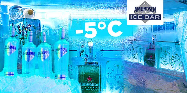 Vstup, ice shot a súťaž o párty v hodnote 1000 € v Amundsen Ice Bare pre 2 osoby