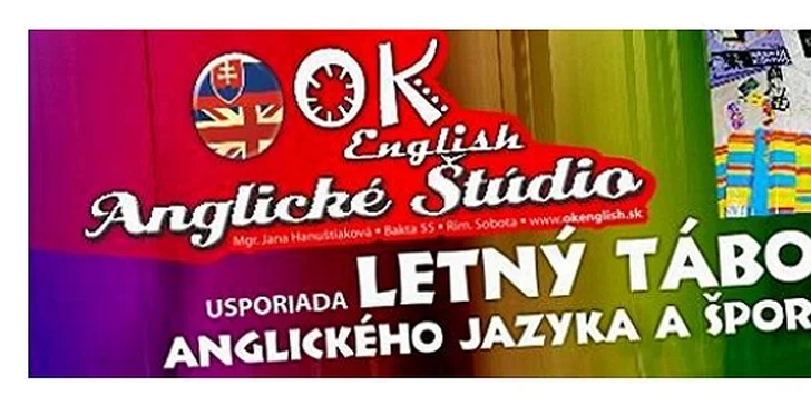 6-dňový letný tábor anglického jazyka a športu plný zábavy a super aktivít