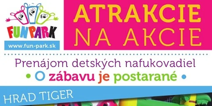 2 vstupy za cenu 1 do detského centra FUN PARK