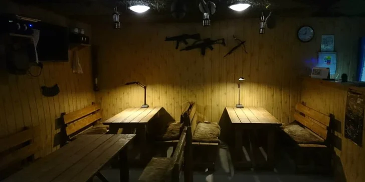 Strieľanie na strelnici, airsoft alebo kurz pre žiadateľov o zbrojný preukaz