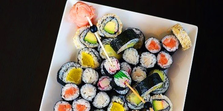 Lahodné sushi menu podľa výberu pre dvoch