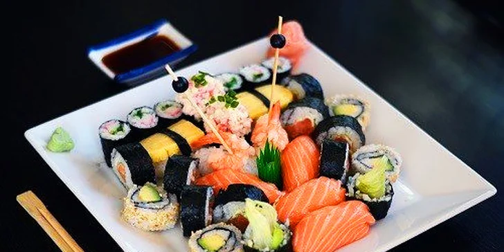 Lahodné sushi menu podľa výberu pre dvoch