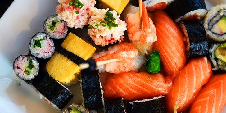 Lahodné sushi menu podľa výberu pre dvoch