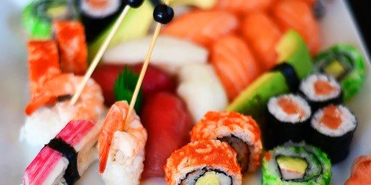 Lahodné sushi menu podľa výberu pre dvoch